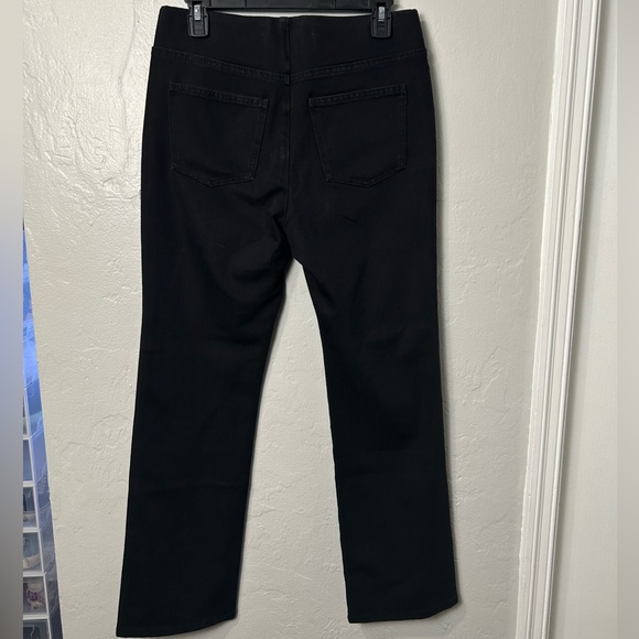 Soft Surroundings Black Pull Up Bootcut Pants - Picture 2 of 4